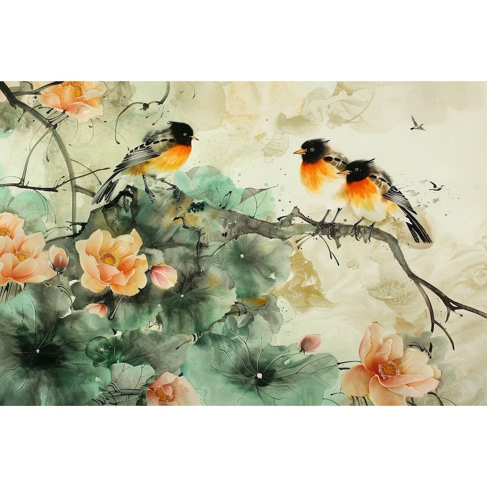 peintures chinoises oiseaux