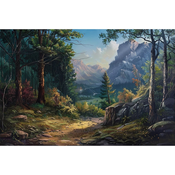 Tableau Peinture sur Toile Paysage, art mural décoration nature