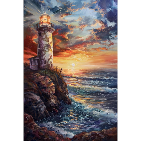 Peinture Vue sur Mer, art mural décoration nature