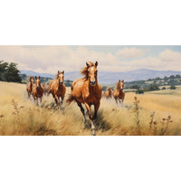 Thumbnail for peinture sur toile de chevaux