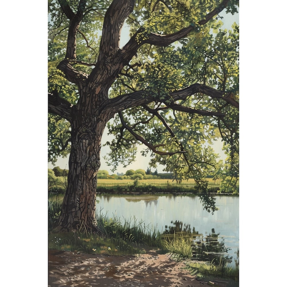 peinture tableau arbre