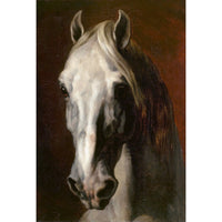 Thumbnail for peinture tete cheval blanc