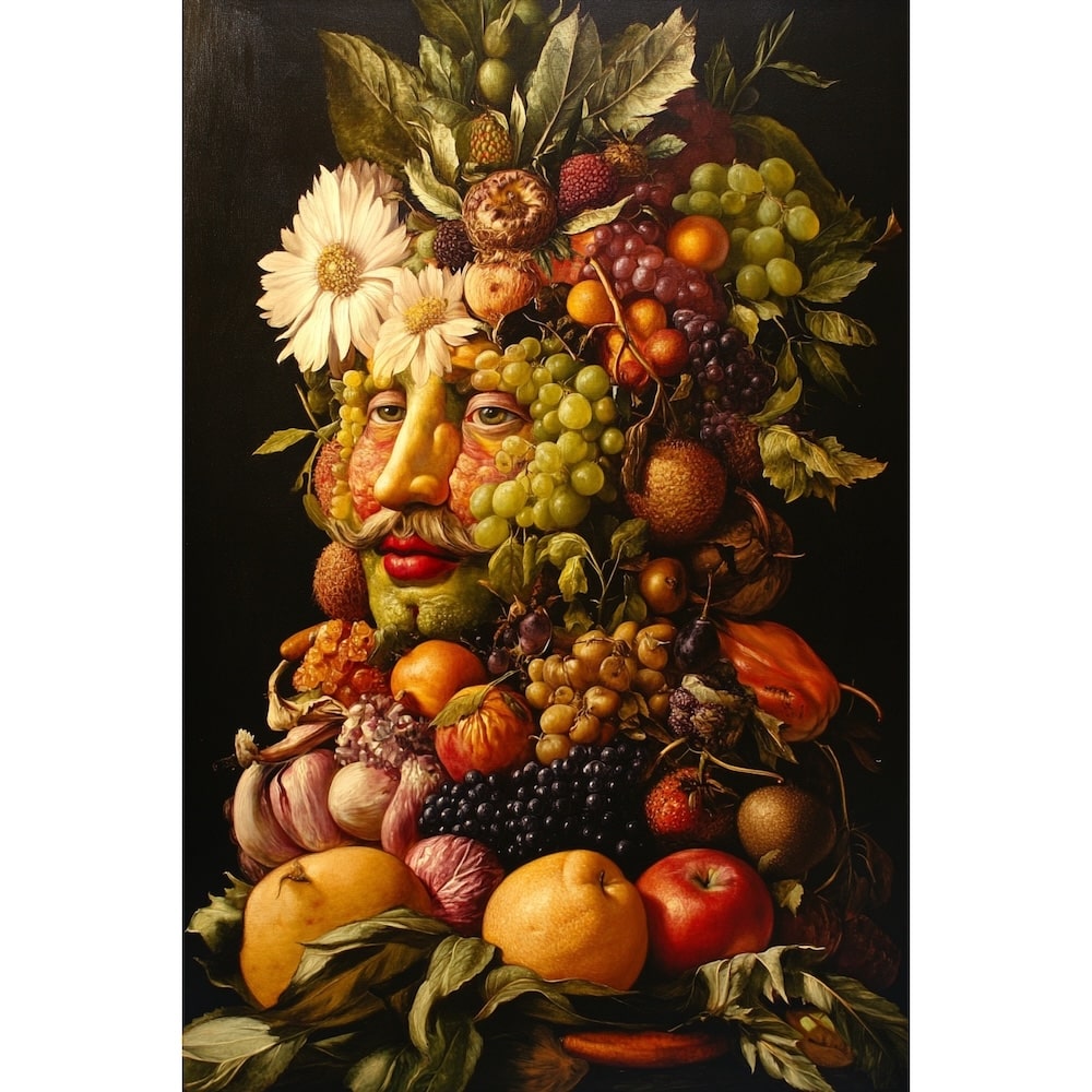 peinture visage fruit