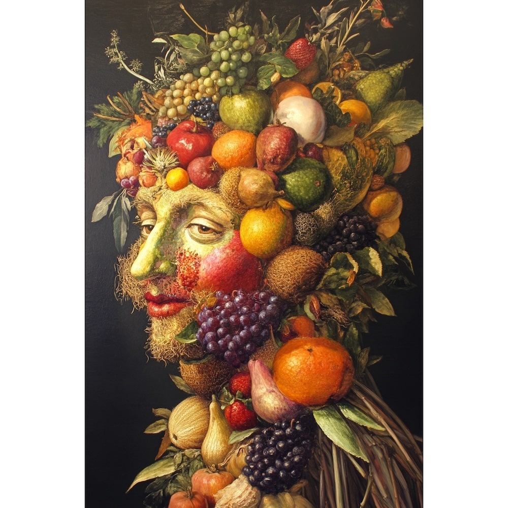 peinture visage fruits