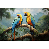 Thumbnail for perroquets peinture