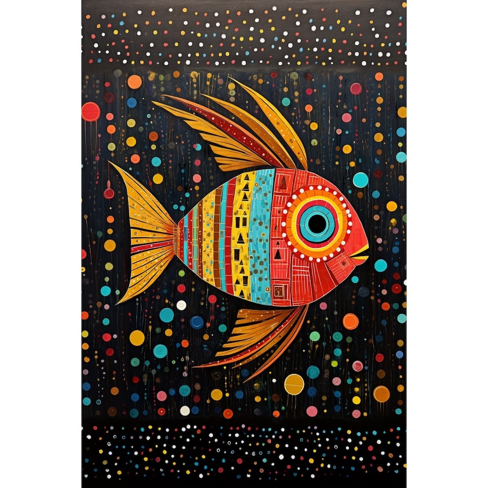 poisson peinture maternelle