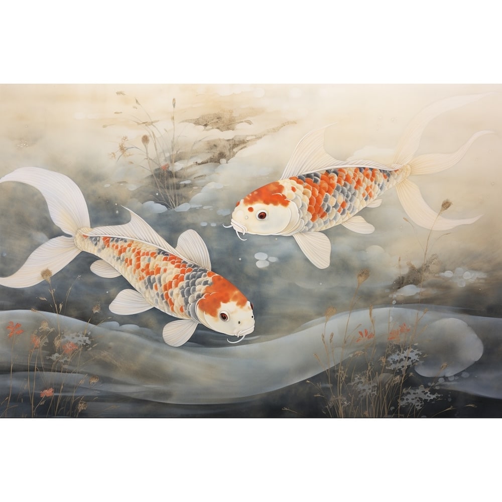 poissons peinture japonaise