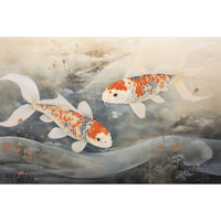 Thumbnail for poissons peinture japonaise