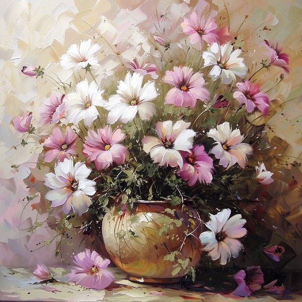 pot de fleur peinture