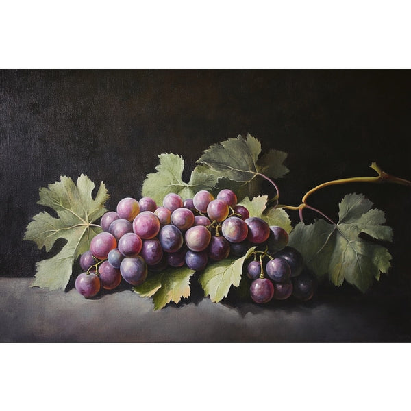 Peinture Grappe de Raisin Classique, art mural décoration nature