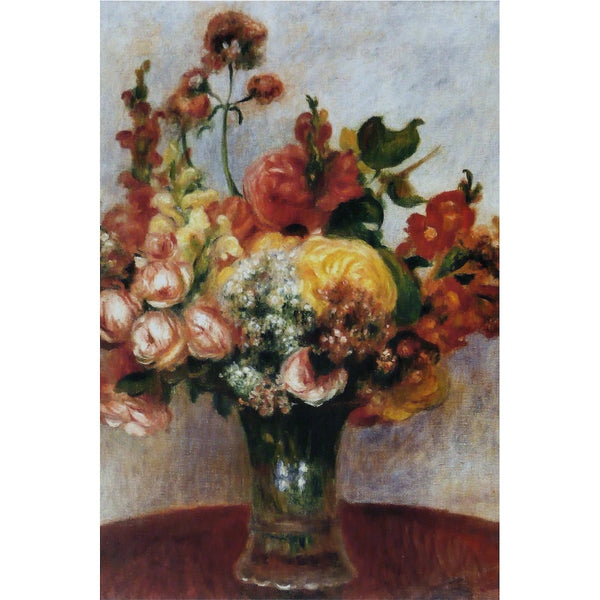 Peinture Fleurs Renoir, art mural décoration nature