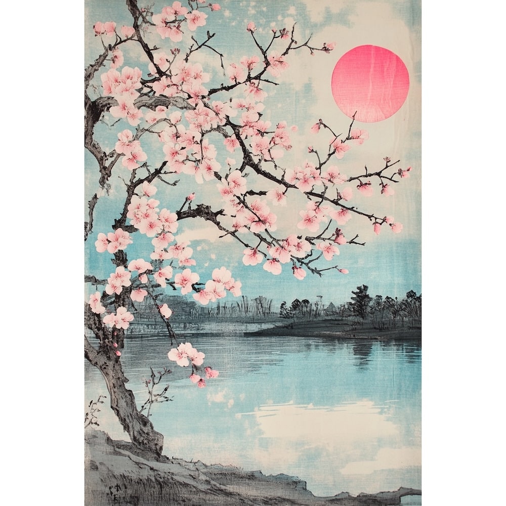 sakura peinture