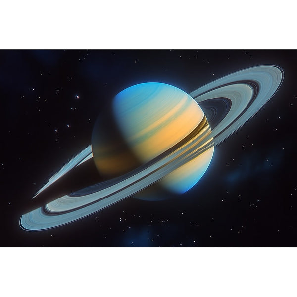 Tableau Saturne, art mural décoration nature