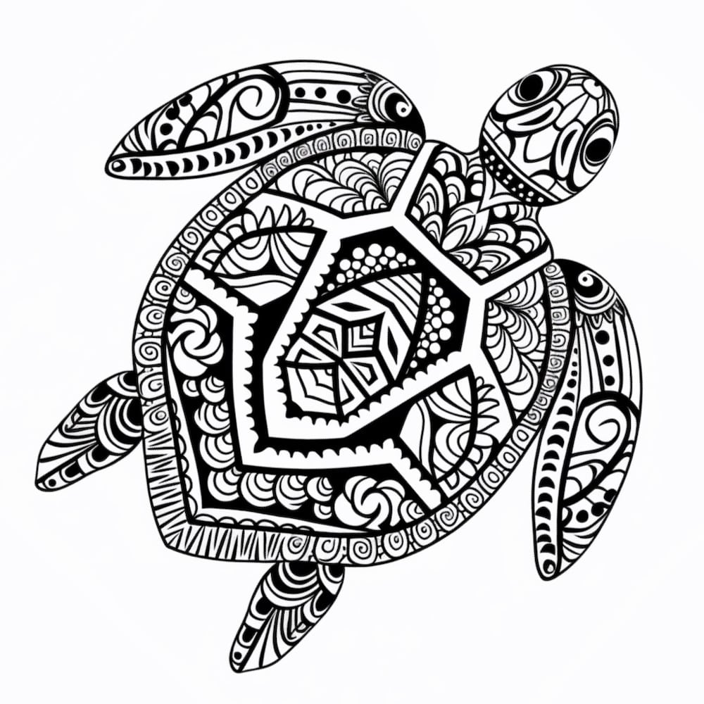 tableau-ethnique-tortue