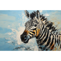 Thumbnail for tableau tete de zebre en relief