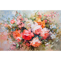 Thumbnail for tableau acrylique fleurs