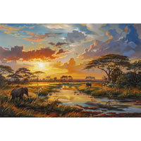 Thumbnail for tableau afrique paysage