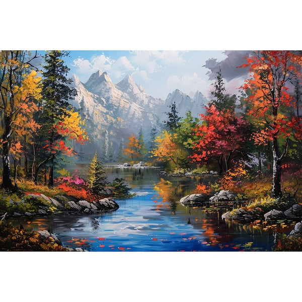 Tableau D'Art Paysage, art mural décoration nature