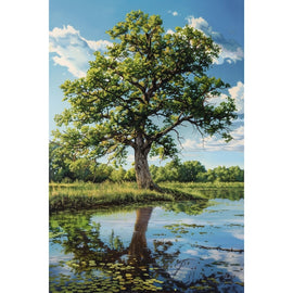 Tableau D'Arbre Peinture, art mural décoration nature