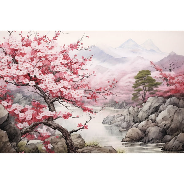 tableau de cerisier japonais