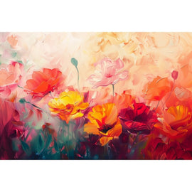 Tableau de Fleurs Moderne, art mural décoration nature