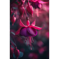 Thumbnail for tableau fleur fushia