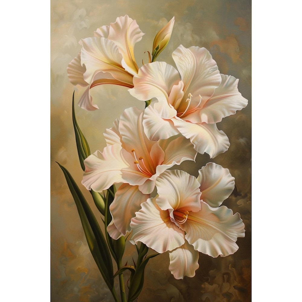 Tableau Ancien Fleurs, art mural décoration nature