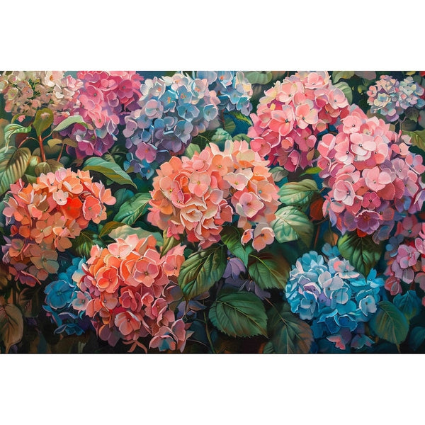 tableau fleurs huile