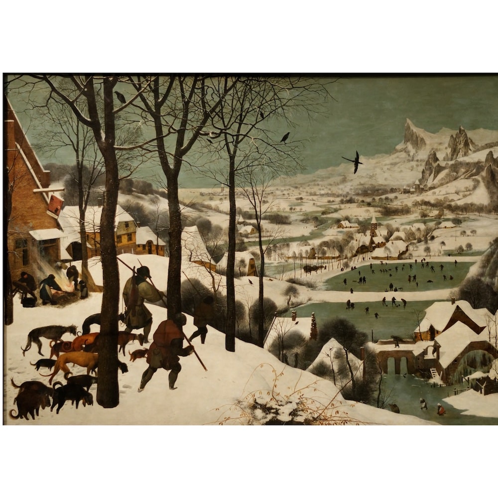 Tableau Les Chasseurs Dans La Neige