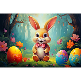 Tableau Lapin de Pâques, art mural décoration nature