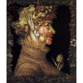 Tableau Arcimboldo Été, art mural décoration nature