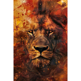 Tableau Design Lion, art mural décoration nature