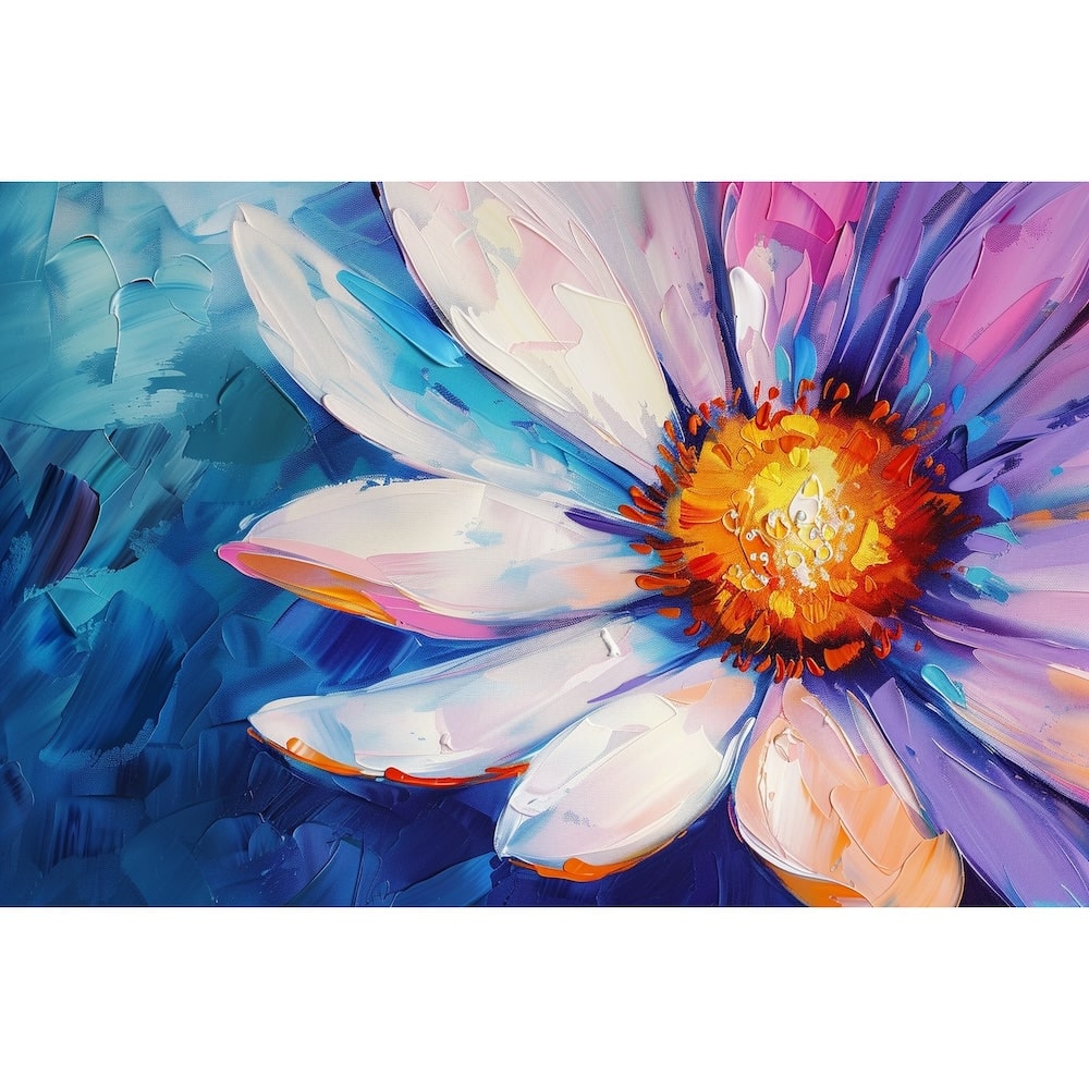Tableau Fleur Moderne, art mural décoration nature