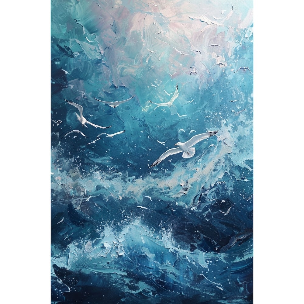 tableau peinture de la mer