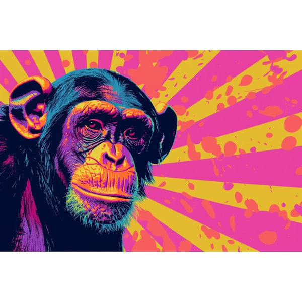 Tableau Singe Pop Art, art mural décoration nature