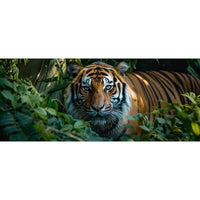 Thumbnail for tableau toile triptyque tigre