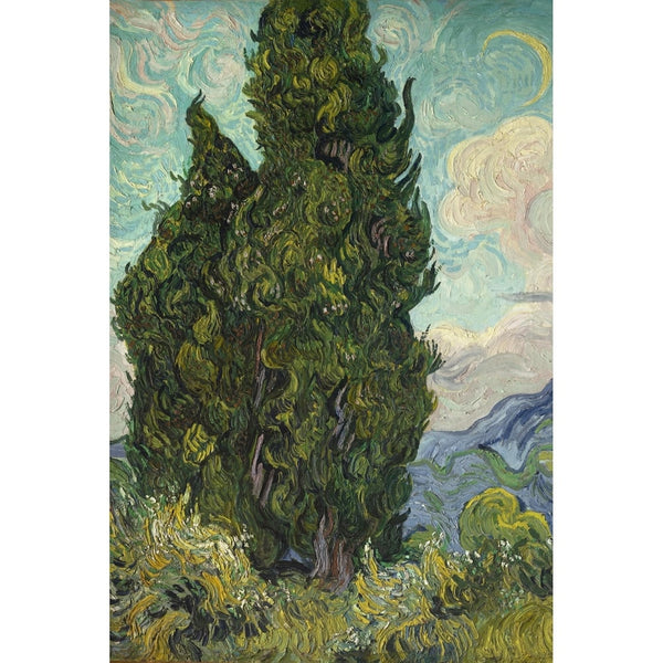Tableau Arbre Van Gogh, art mural décoration nature