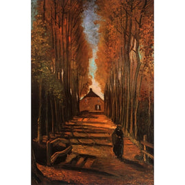 Tableau Automne Van Gogh, art mural décoration nature