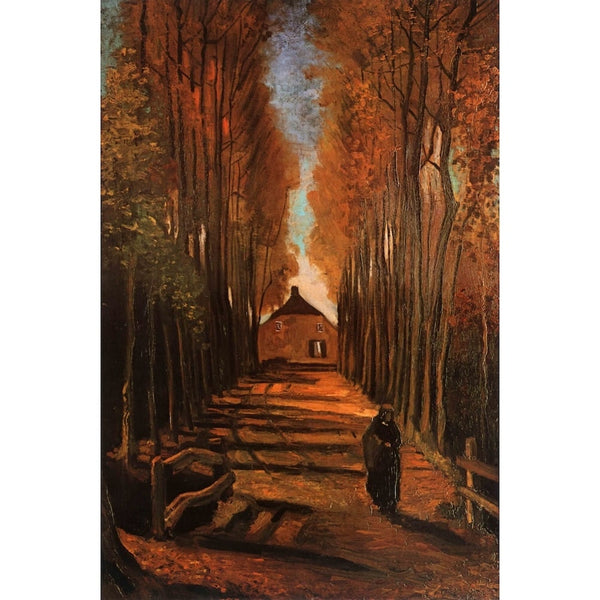 Tableau Automne Van Gogh, art mural décoration nature