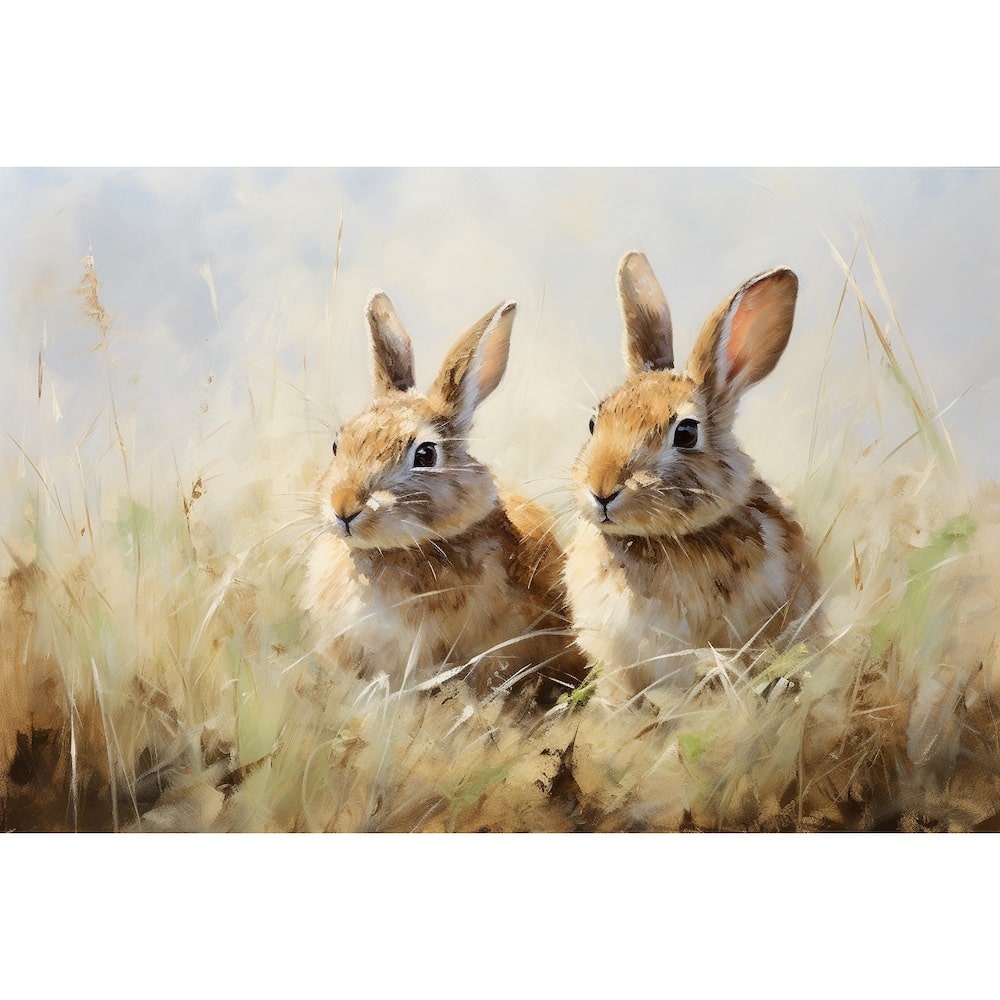 tableaux avec lapins