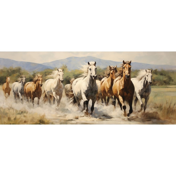 Tableaux Peintures Chevaux, art mural décoration nature