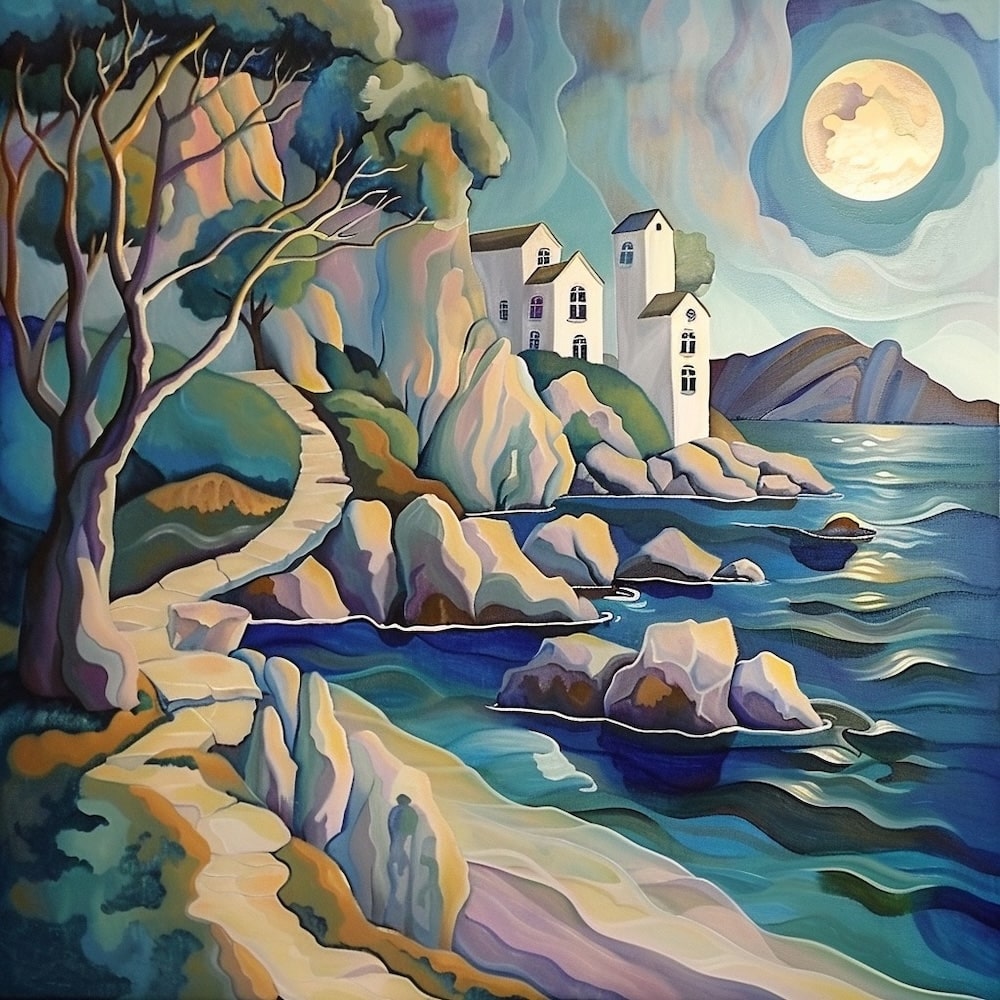 Tableau de Paysage Moderne, art mural décoration nature