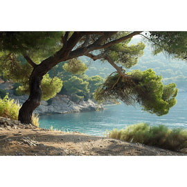 Tableau Paysage Méditerranéen, art mural décoration nature