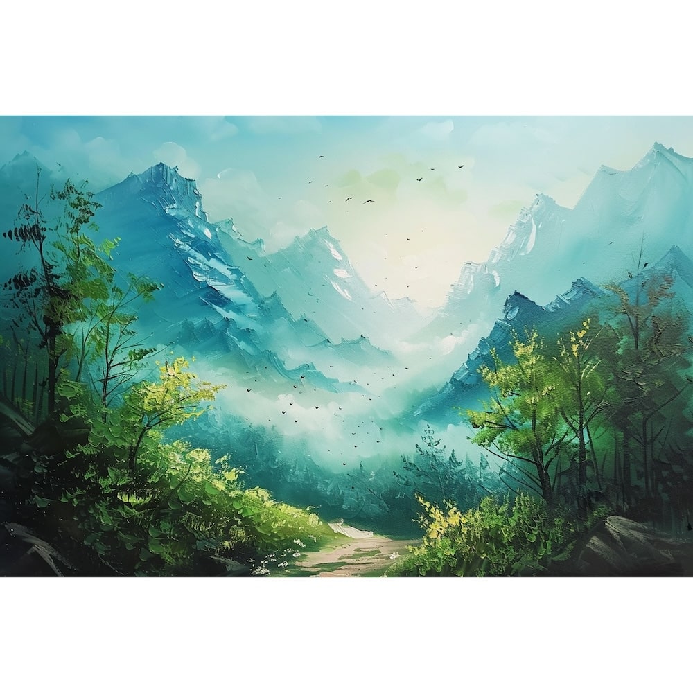 tableaux peinture acrylique paysage