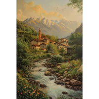 Thumbnail for tableaux peinture à l huile paysage