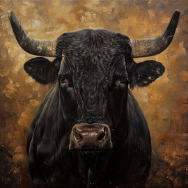 tete de taureau peinture