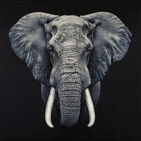 Thumbnail for tete elephant peinture