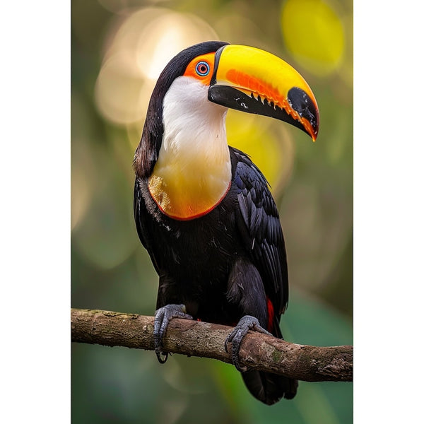 Tableau Toucan, art mural décoration nature, vue 2