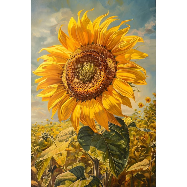 tournesol peinture