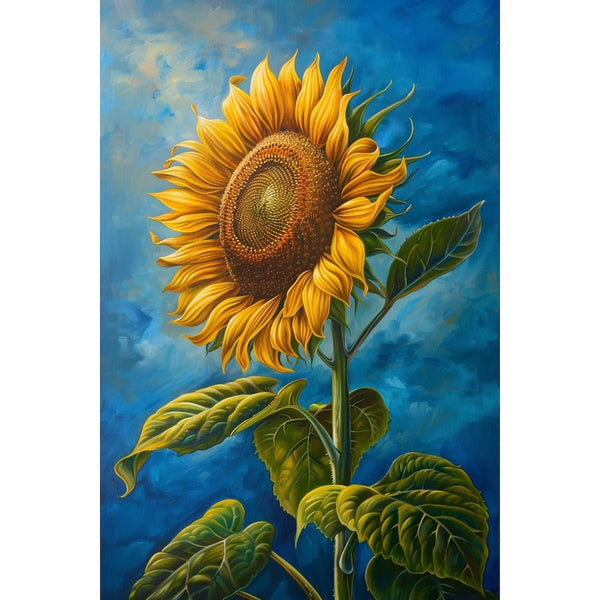 tournesol peinture huile